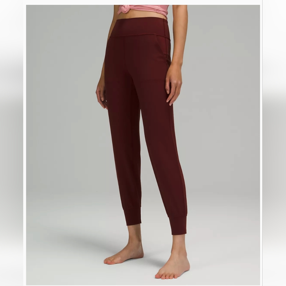 Lululemon Align High Rise Jogger Full Length Merlot colour size 6